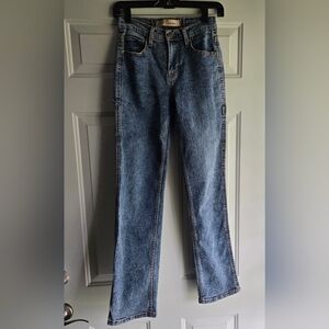 Love Trends Denim Blue Jeans Straight Size 5 Juniors Womens Ladies Vtg Y2K Retro